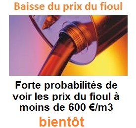 Pétrole brut : la baisse attendue est amorcée le prix du fioul aussi 