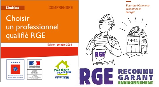 Le RGE est le signe de reconnaissance des entreprises et artisans du bâtiment 