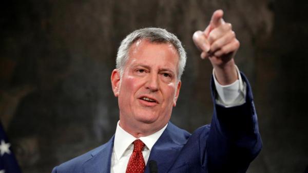 maire de New York, Bill de Blasio